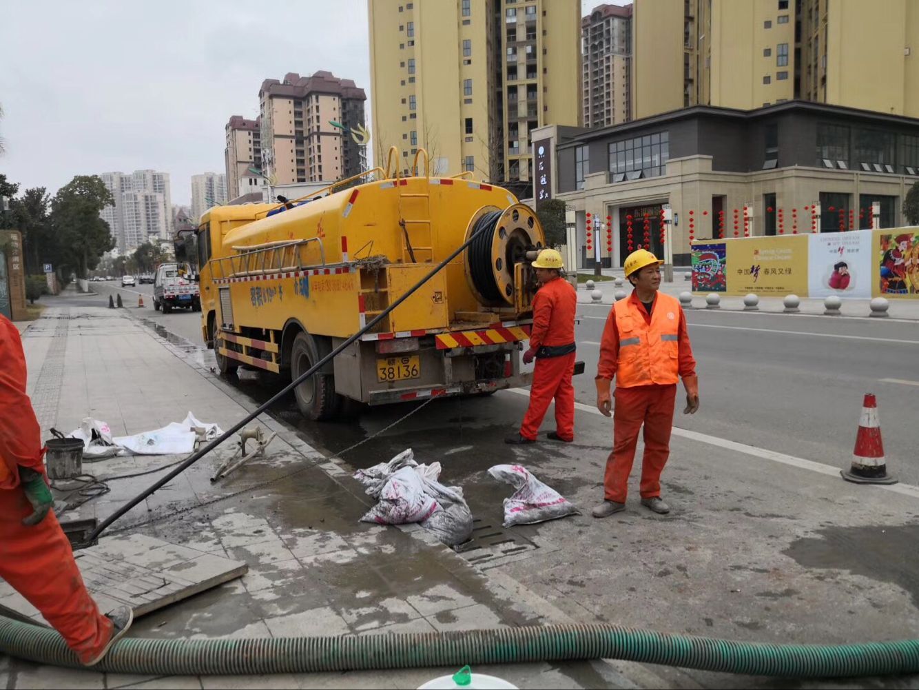 莱芜排污管道清淤-管道清洗